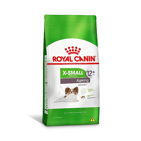 Ração Royal Canin X-Small Ageing 12+ para Cães Adultos e Sênior de Porte Mini 1 kg