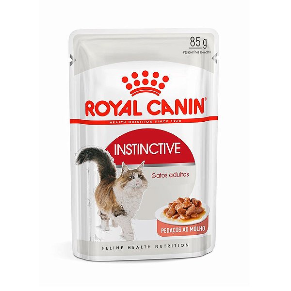 Ração Úmida Royal Canin Instinctive para Gatos Adultos Acima de 12 meses 85g