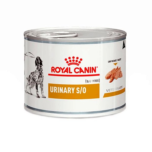 Ração Úmida Royal Canin Urinary S/O para Cães com Cálculos Urinários Lata 200 g