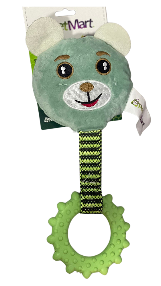 Pet Mart mordedor urso verde