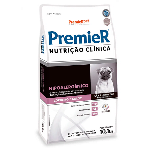 PREMIER CAES HIPOAL CORDEIRO PEQ PORTE 10,1KG