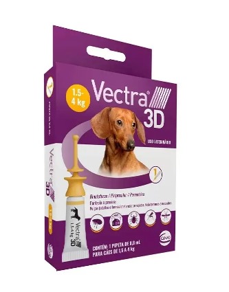 Vectra 3D Caes 1,5 A 4Kg Ceva