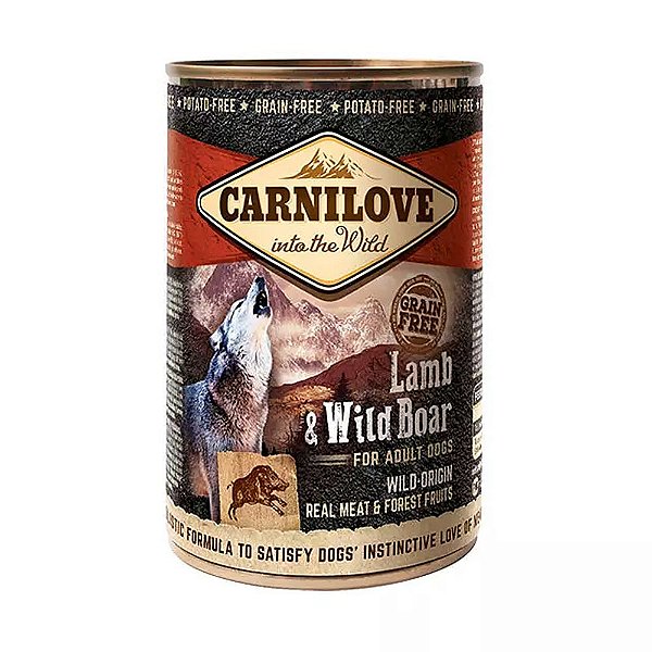 Carnilove can dog wild meat lamb & wild boar 400 g