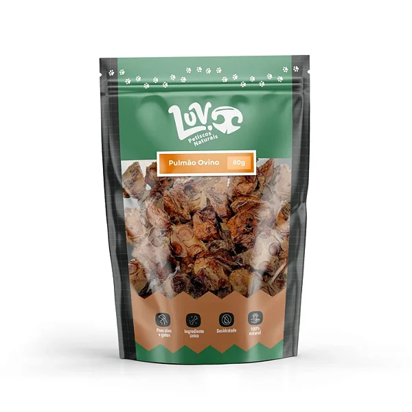 LUV pulmao ovino 80g