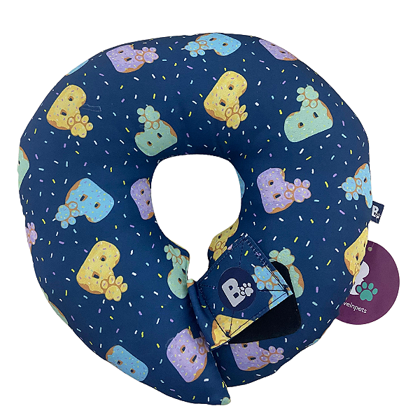 Colar donut - azul marinho