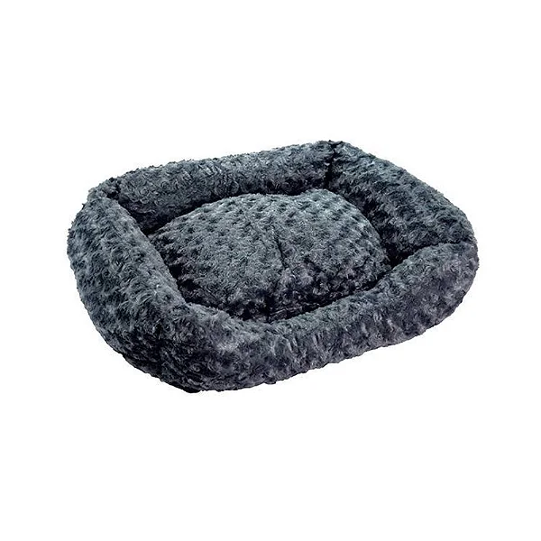 Cama Curly Soft Pequena Cinza Escuro