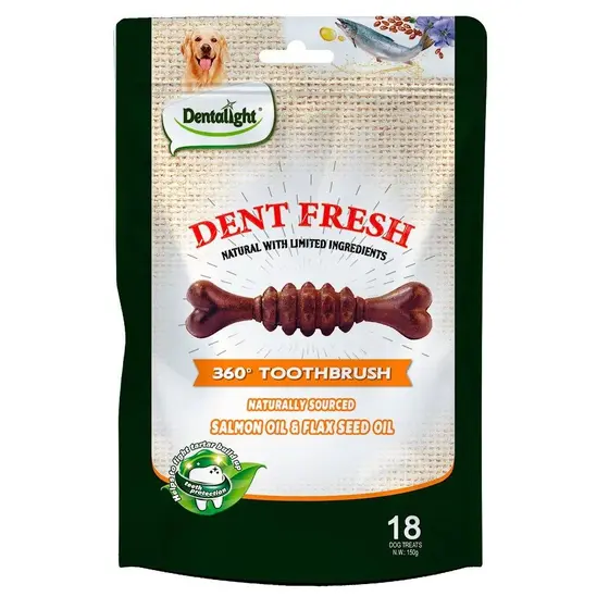 DENT FRESH 360 - SALMAO E LINHACA - 18 UNIDADES