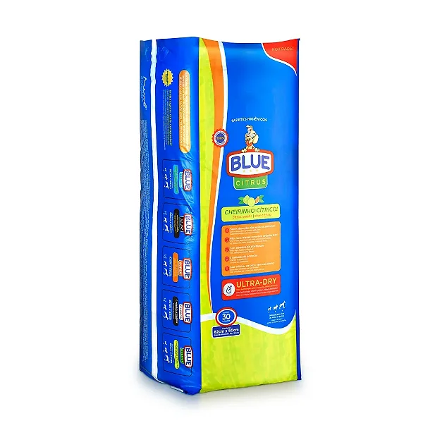 TAPETE HIGIENICO BLUE CITRUS 30 UN 82X60