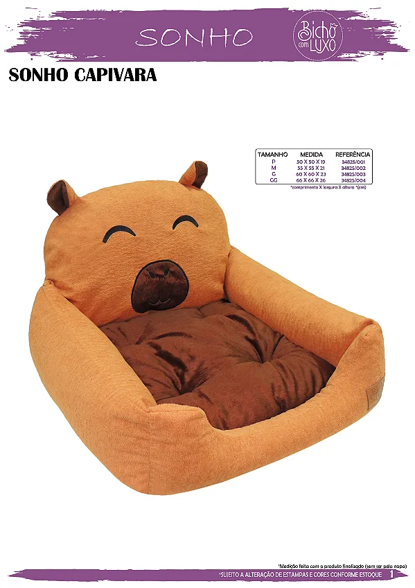 Cama Sonho Capivara