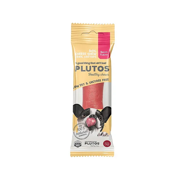 Mordedor Natural P/ Cães Plutos Queijo e Bacon
