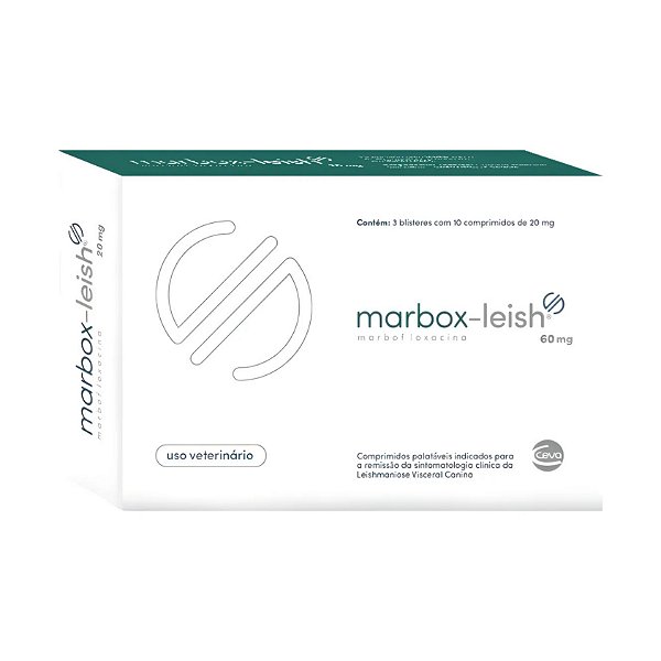 Marbox-leish Tratamento Leishmaniose 30 Comprimidos 60mg