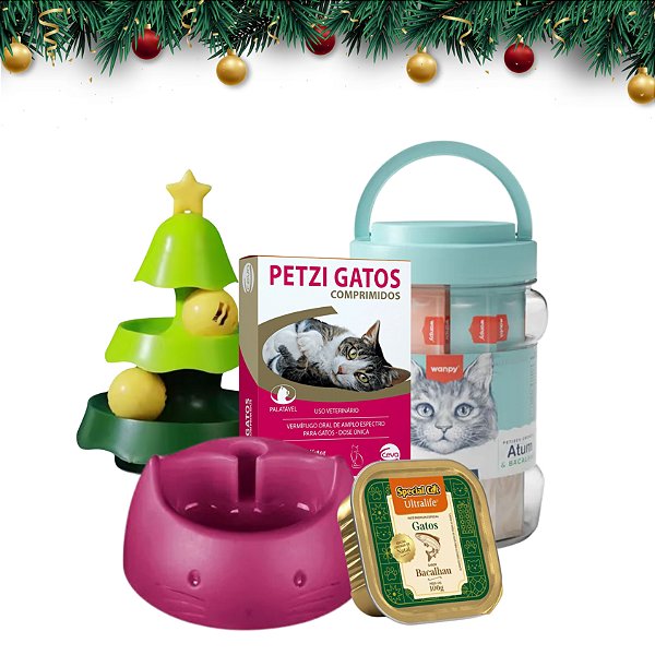Combo Especial de Natal para Gatos
