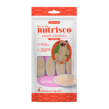 SNACK CREMOSO NUTRISCO CAES SALMAO 56G