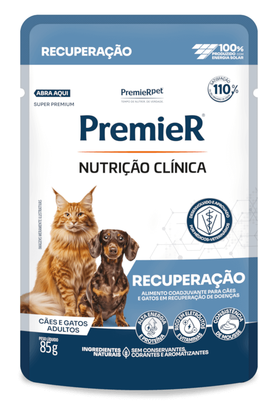 PREMIER NUTR CLIN UMIDOS CAES/GATOS RECUPERACAO 85G