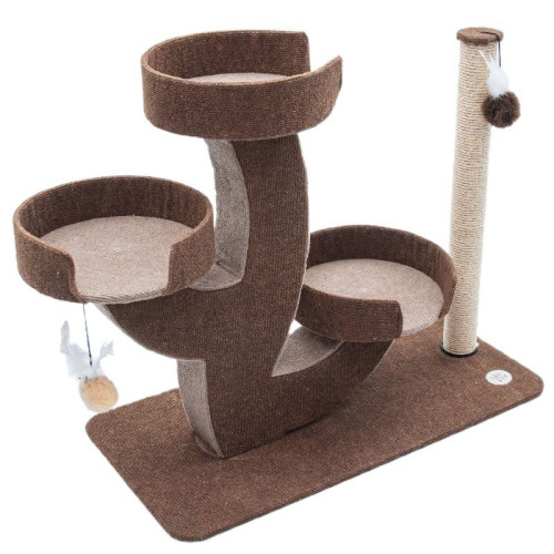 Arranhador Cereus 3 camas 40,5X81X70 cm