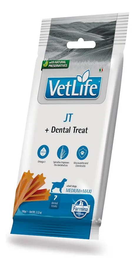 Vet Nat Snack Can Jt Adt Md/mx 100g