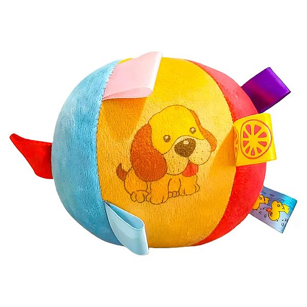 Brinquedo Bola Colorida com Barulho