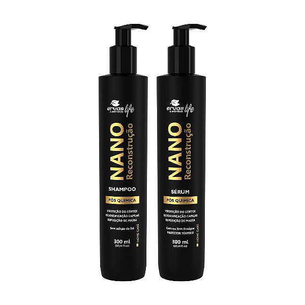 Shampoo + Sérum  - Nano Reconstrução 300 ml