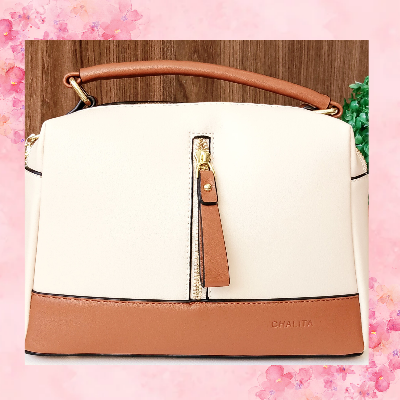 BOLSA GIRASSOL BAÚ COR: BEGE CL/ MARROM