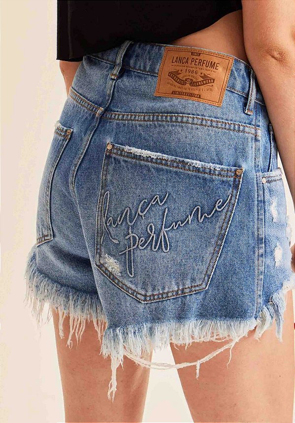BERMUDA JEANS GRANDFATHER HIGH