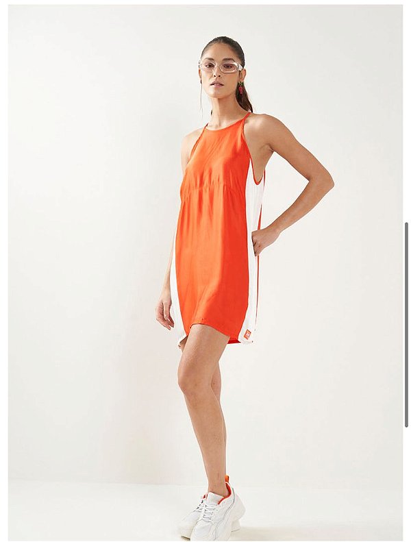 VESTIDO COLCCI LARANJA SURYA FCI