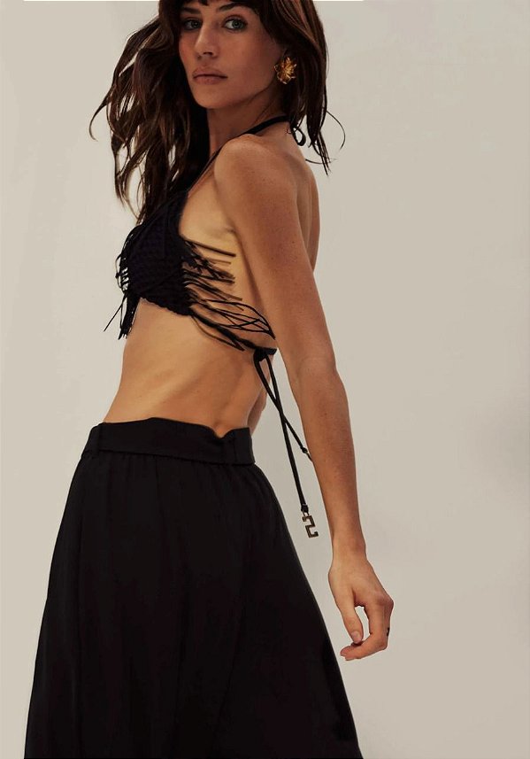CALCA WIDE LEG CINTURA ALTA LANÇA PERFUME