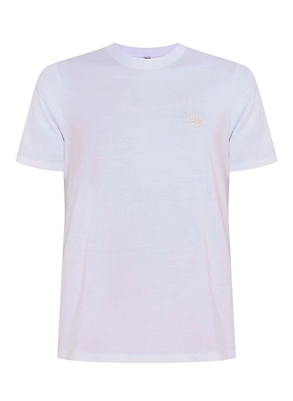 T SHIRT FLAME TRANSFER WHITE BRANCO JOHN