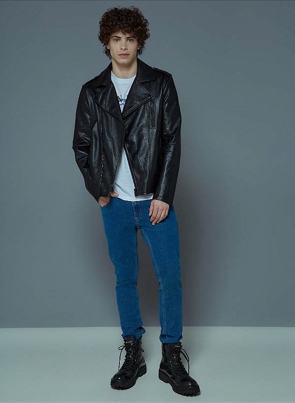 CALÇA SKINNY TAIPEI  JEANS MEDIO
