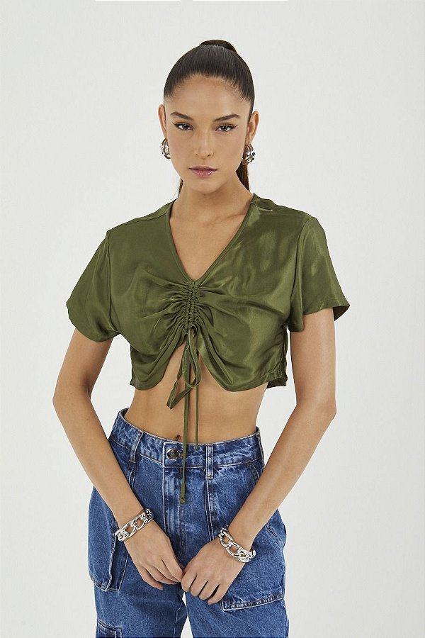 BLUSA COLCCI  VERDE ZOYA