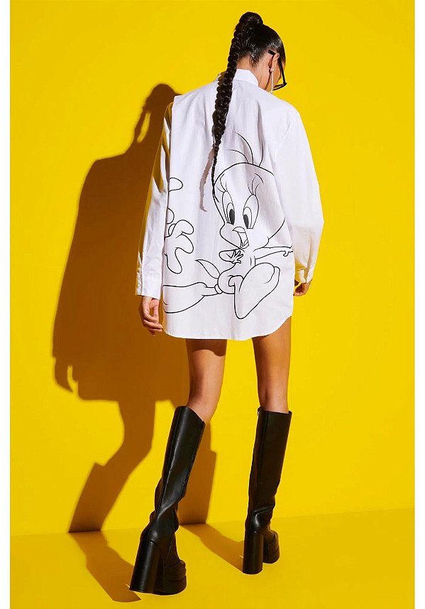 CAMISA ALONGADA TWEETY