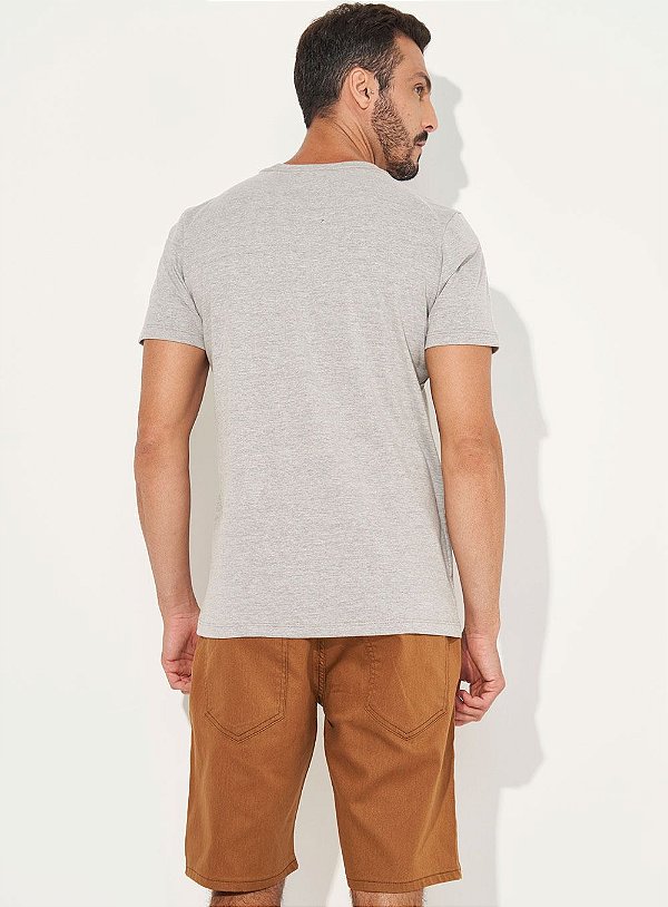 CAMISETA BORDADA  MESCLA