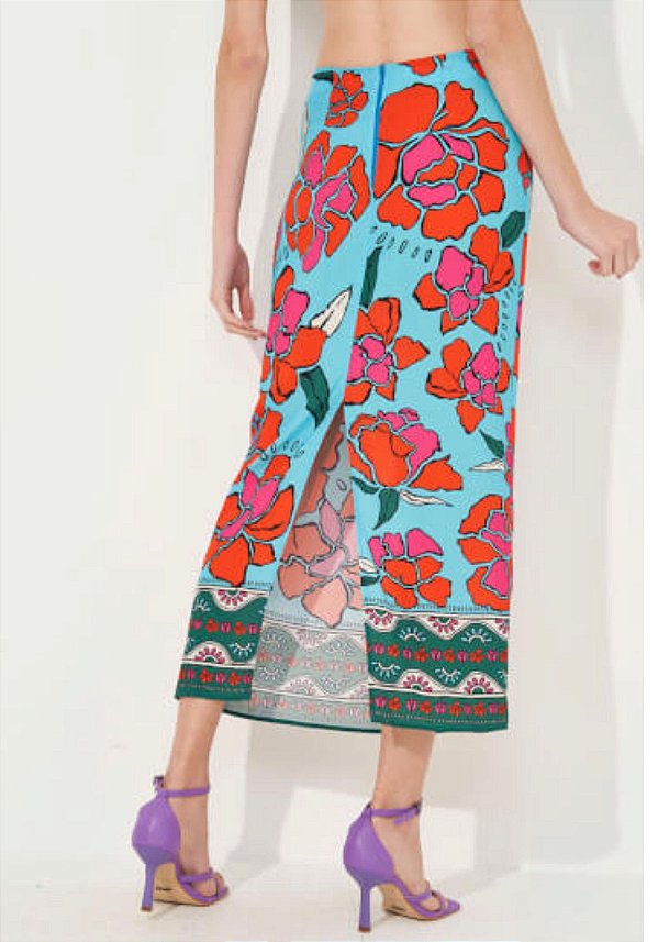 SAIA ESTAMPADA MAXI II COLCCI
