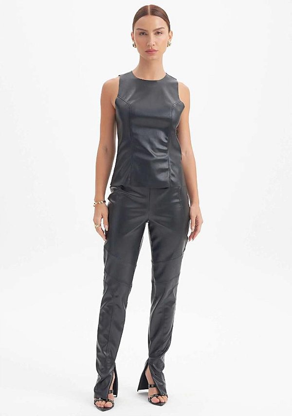 CALÇA LEGGING RECORTES CINTURA ALTA LANÇA PERFUME