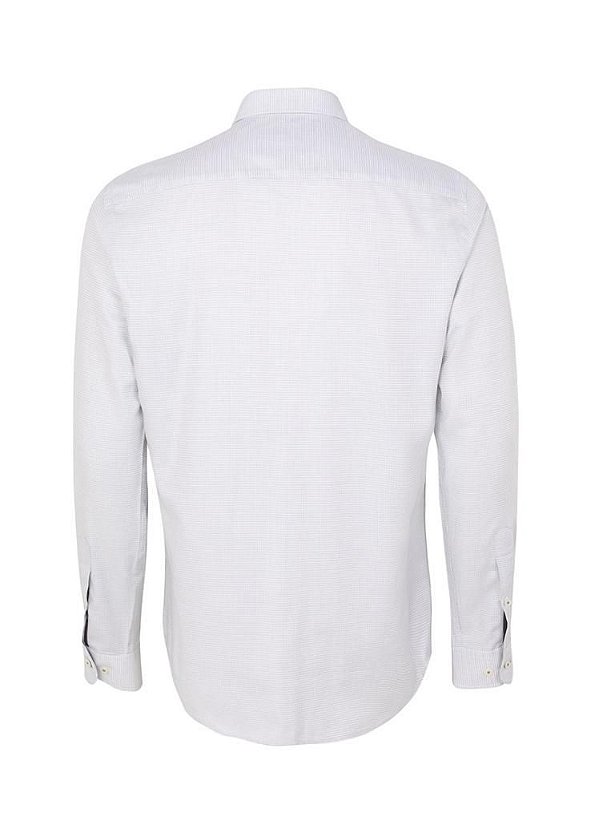 CAMISA ML SLIM MAQUINETADA CINZA CLARO DUDALINA