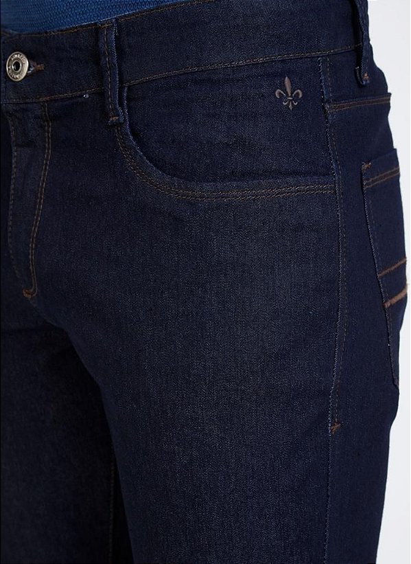 CALÇA JEANS STRETCH BOTTONS  LONGOS DUDALINA