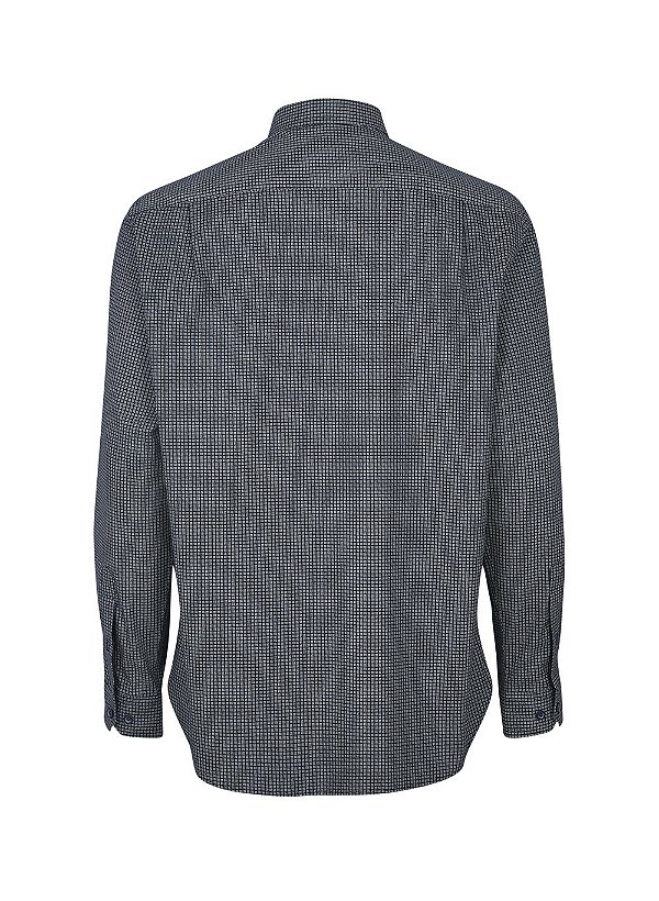 CAMISA ML COMFORT MINI PRINT  AZUL DUDALINA