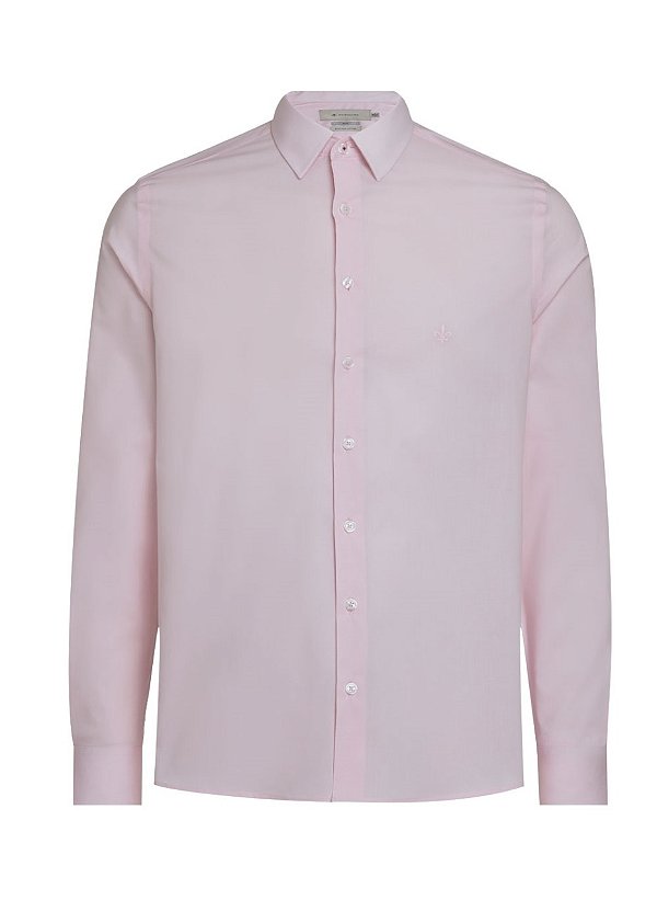 CAMISA ML TRICOLINE LISA ROSA/ BRANCO DUDALINA