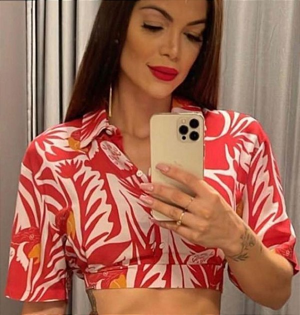 CAMISA ESTAMPADA ARACEMA COLCCI