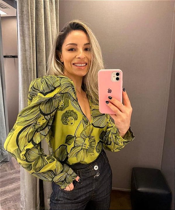 BLUSA ESTAMPADA  ELAS  COLCCI