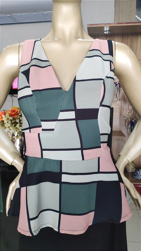BLUSA SEM MANGAS LANÇA PERFUME