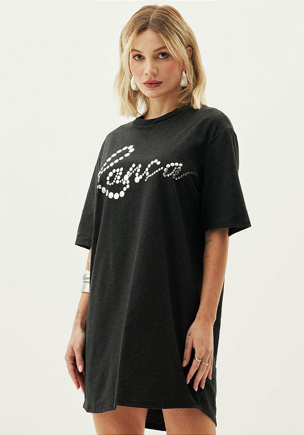 VESTIDO TDRESS COM APLICACAO LANÇA PERFUME