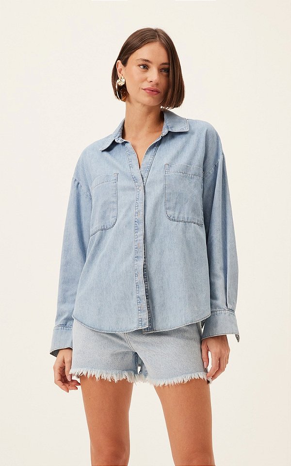 CAMISA OVERSIZED JEANS  DIMY