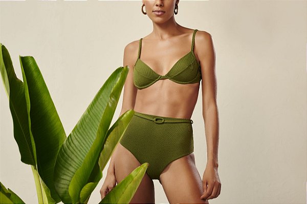 BIQUINI MEIA TACA CLASSICO MUSGO LENNY NIEMEYER