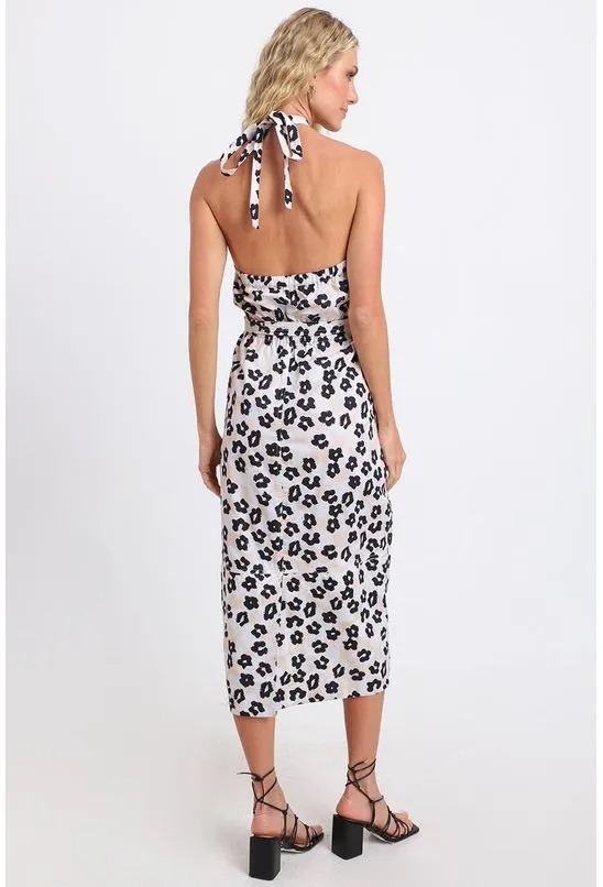VESTIDO DECOTE CRUZADO FLORAL RISCA 07041947