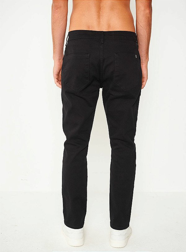 CALCA SARJA NEW CHINO PRETO COLCCI