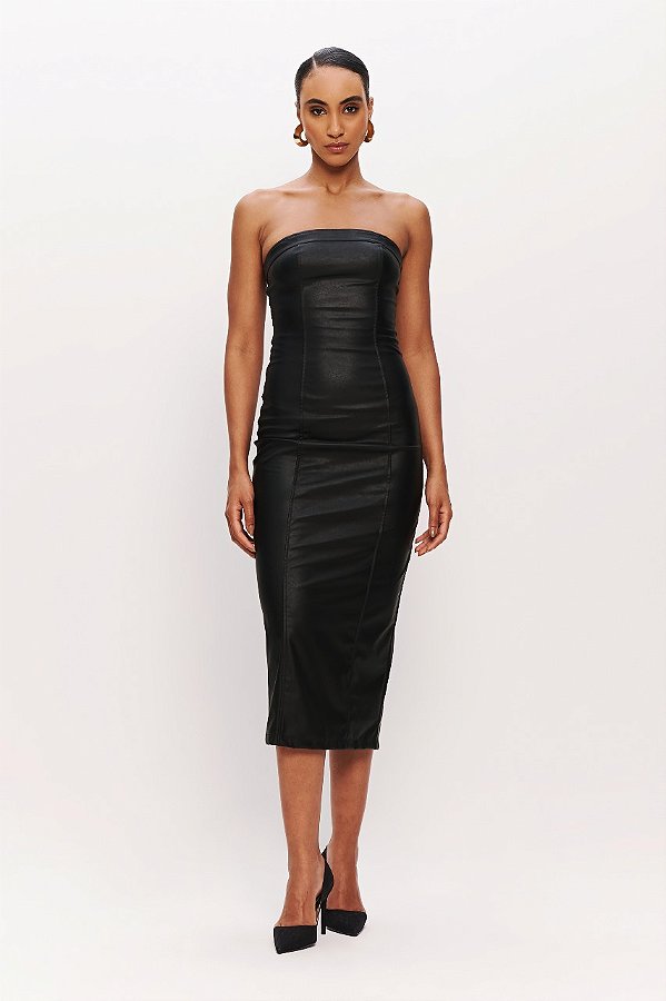 VESTIDO TOMARA QUE CAIA SUPER MIDI DIMY