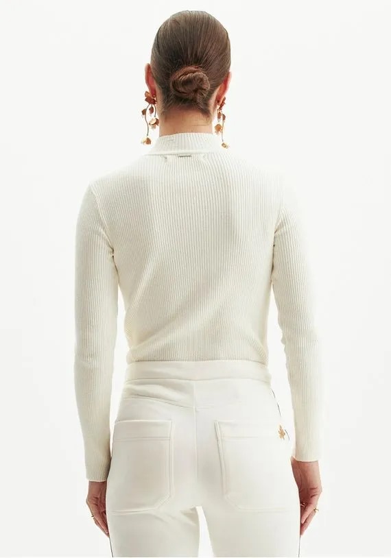 BLUSA TRICOT GOLA ALTA LANÇA PERFUME