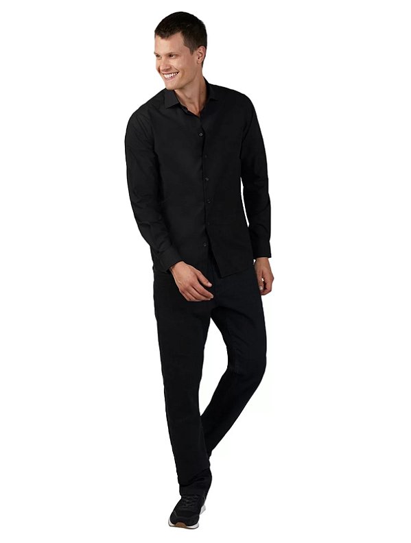 CAMISA ML  TRICOLINE LISA PRETO DUDALINA