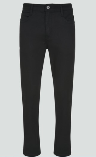 CALCA JEANS SLIM ACETINADA  PRETO DUDALINA