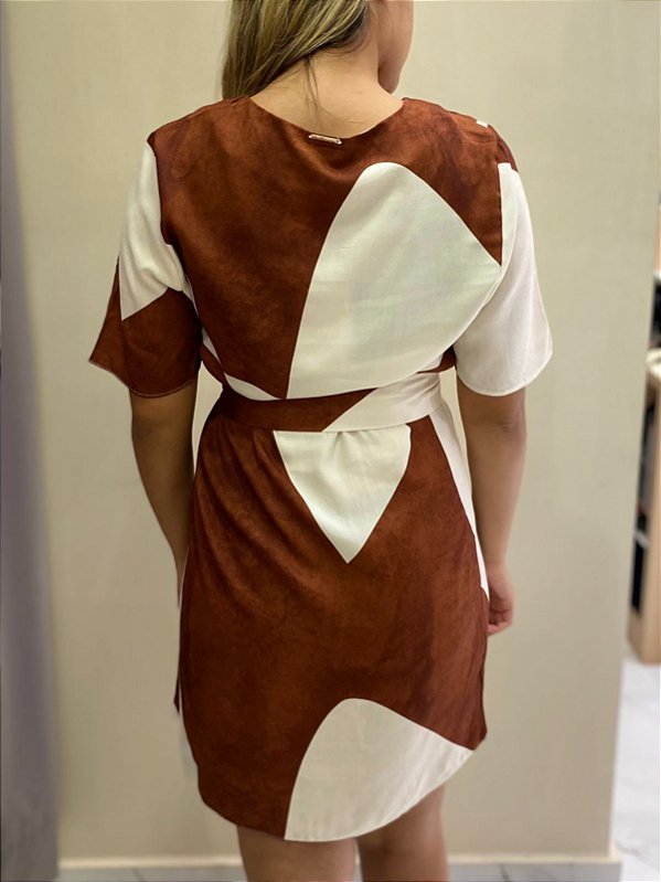 VESTIDO CURTO ESTAMPADO LANÇA PERFUME